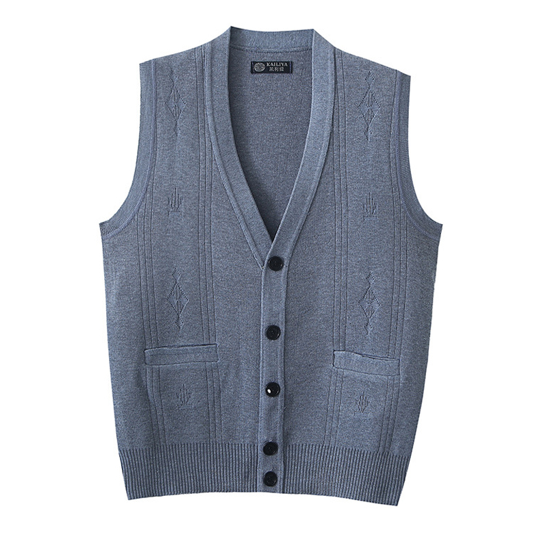 Winter Clothing Men Style - Outono inverno masculino de malha coletes