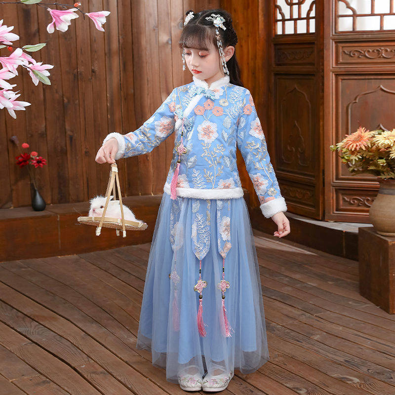 Hanfu menina fantasia antiga,  - Winter Clothing Baby Girl avaliação e preço