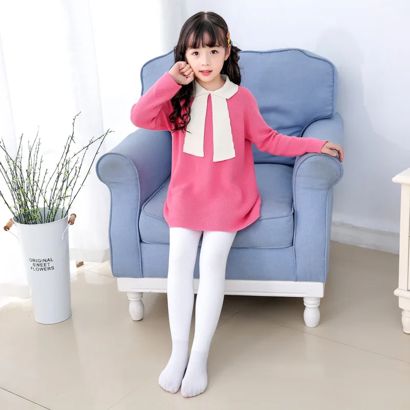 Escovado meia-calça grossa par - Winter Clothing Baby Girl avaliação e preço