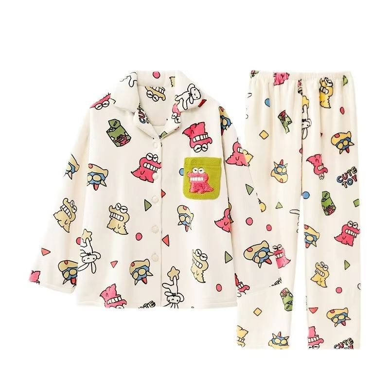 Conjunto de Pijama Feminino Ka - Winter Clothing Cute avaliação e preço