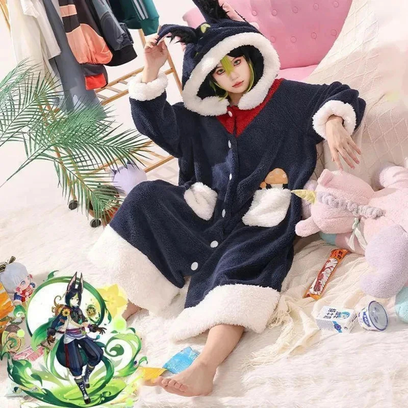 Genshin impacto cosplay pijama - Winter Clothing Cute avaliação e preço