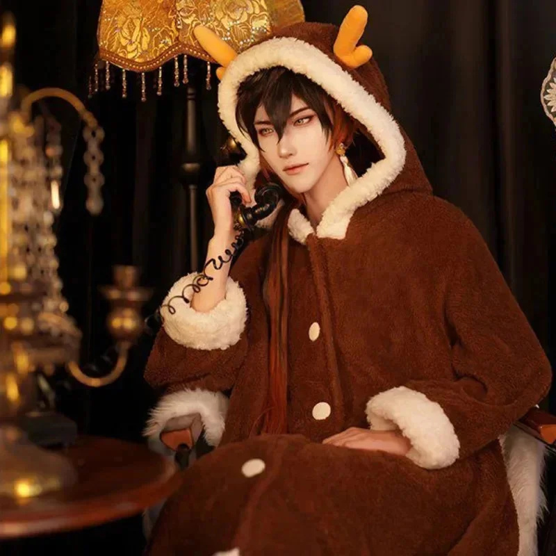 Genshin impacto cosplay pijama - Winter Clothing Cute avaliação e preço