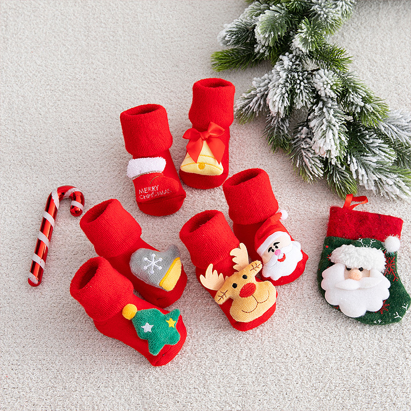 Meias de Natal curtas para rec - Winter Clothing Baby Girl avaliação e preço