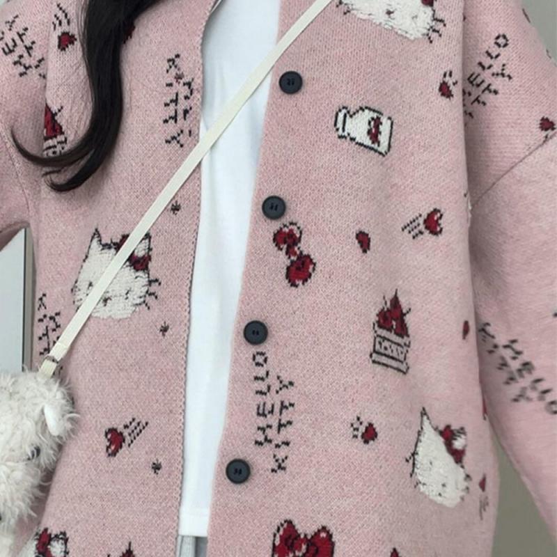 Olá kitty kawaii feminino card - Winter Clothing Cute avaliação e preço