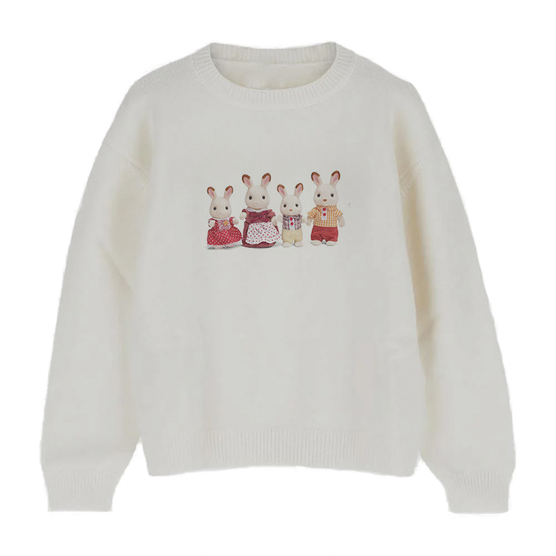 Camisola de malha com padrão d - Winter Clothing Cute avaliação e preço