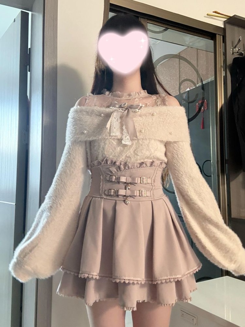 Suéter japonês estilo lolita,  - Winter Clothing Cute avaliação e preço