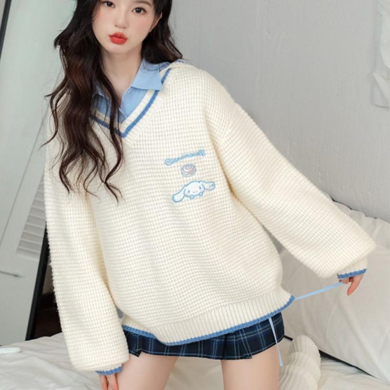 Kawaii sanrio kuromi cinnamoro - Winter Clothing Cute avaliação e preço