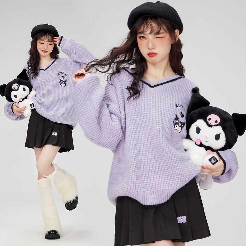 Kawaii sanrio kuromi cinnamoro - Winter Clothing Cute avaliação e preço