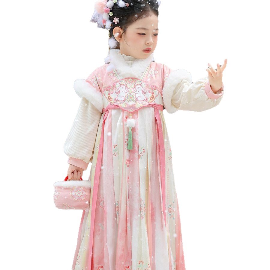 2025 meninas fada hanfu crianç - Winter Clothing Baby Girl avaliação e preço