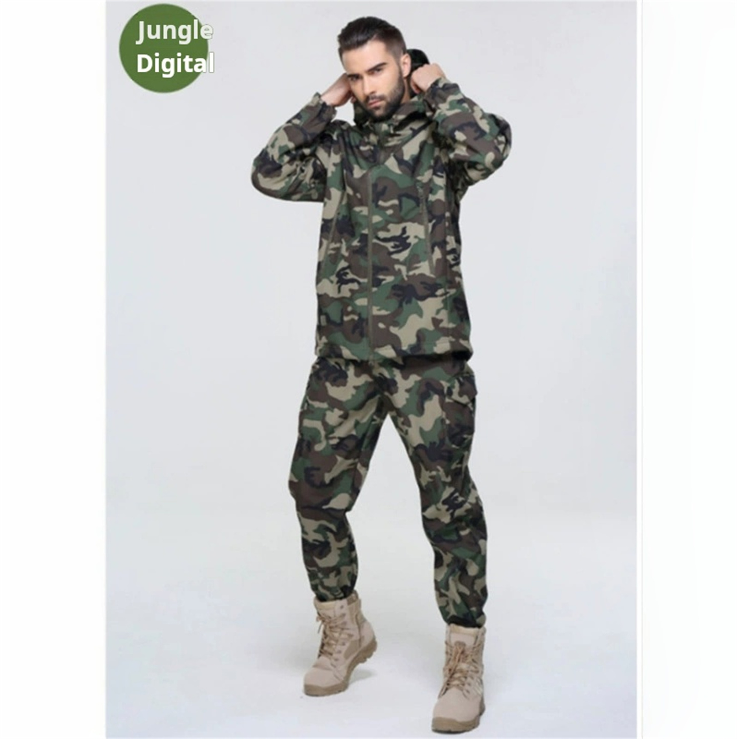 Uniforme de caça camuflado mas - Windproof Jacket Softshell avaliação e preço