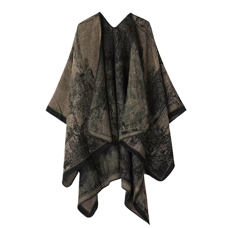 Xale de malha estampado para m - Winter Clothing Ideas avaliação e preço