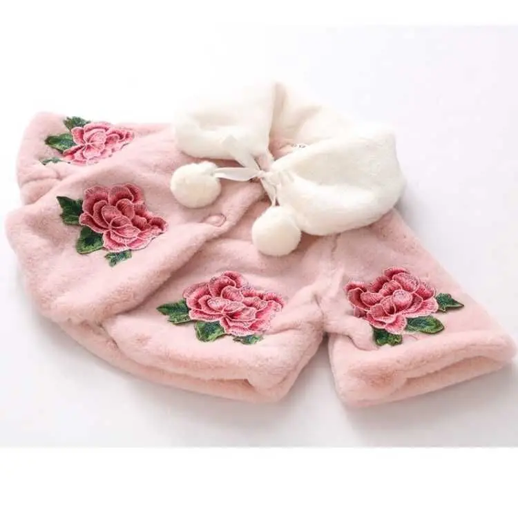 Poncho de Imitação de Pele Inf - Winter Clothing Baby Girl avaliação e preço