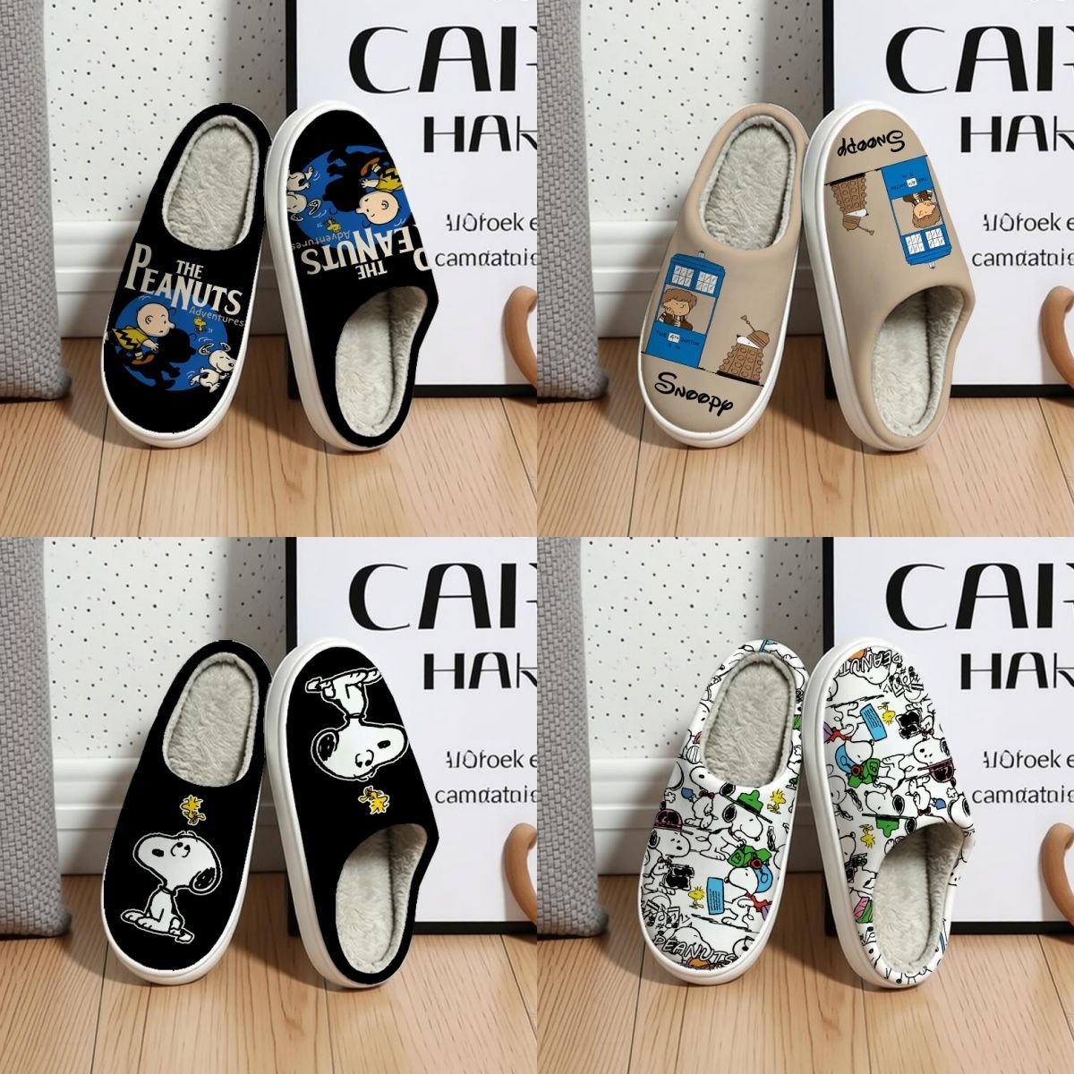 Chinelo de Algodão Fofo Snoopy - Winter Clothing Cute avaliação e preço