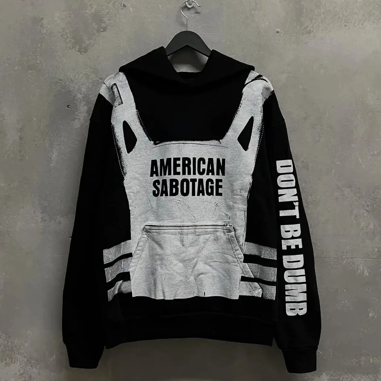 Sabotagem hoodies grunge paród - Winter Clothing Ideas avaliação e preço