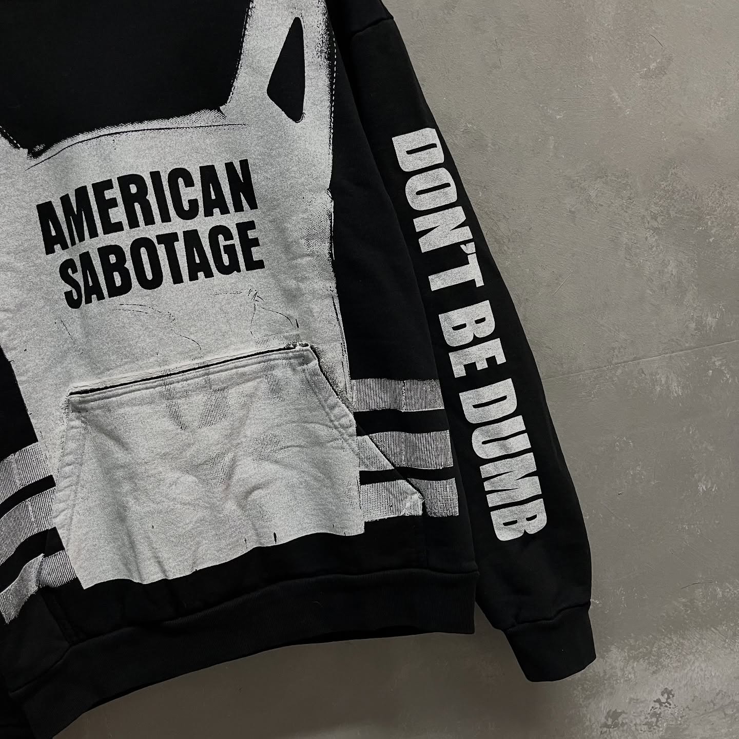 Sabotagem hoodies grunge paród - Winter Clothing Ideas avaliação e preço