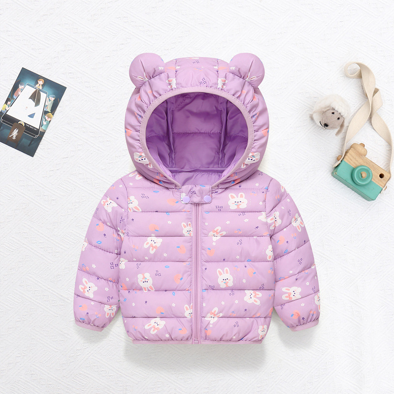 Casaco de algodão infantil, ja - Winter Clothing Baby Girl avaliação e preço