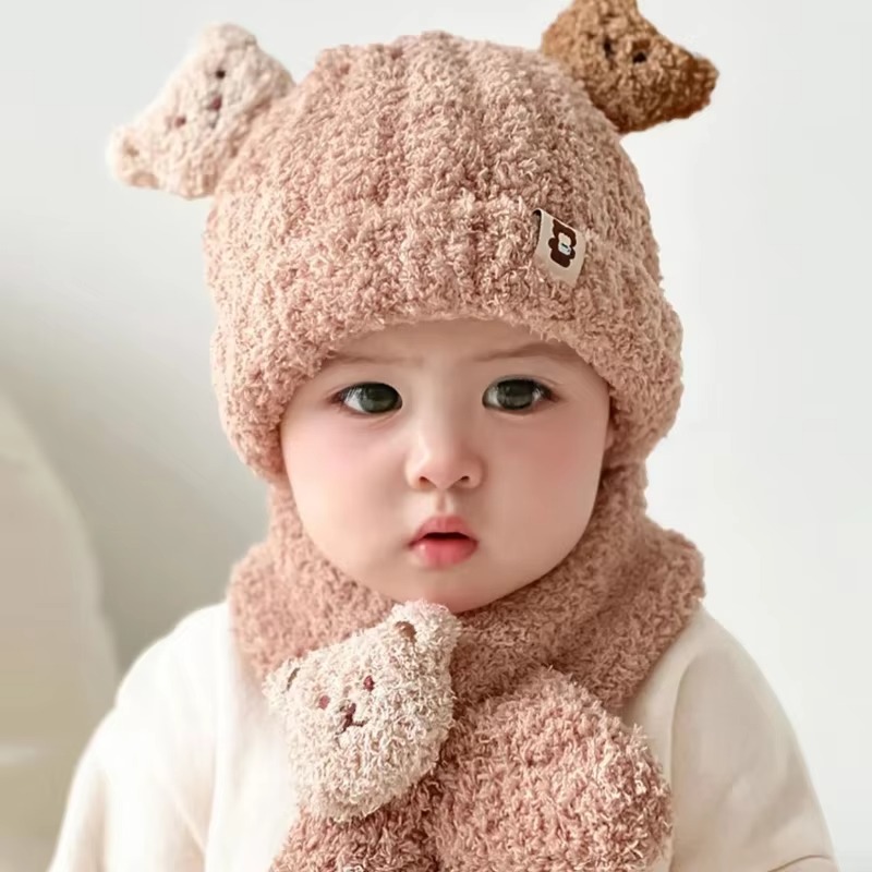 Conjunto de gorro e cachecol p - Winter Clothing Baby Girl avaliação e preço