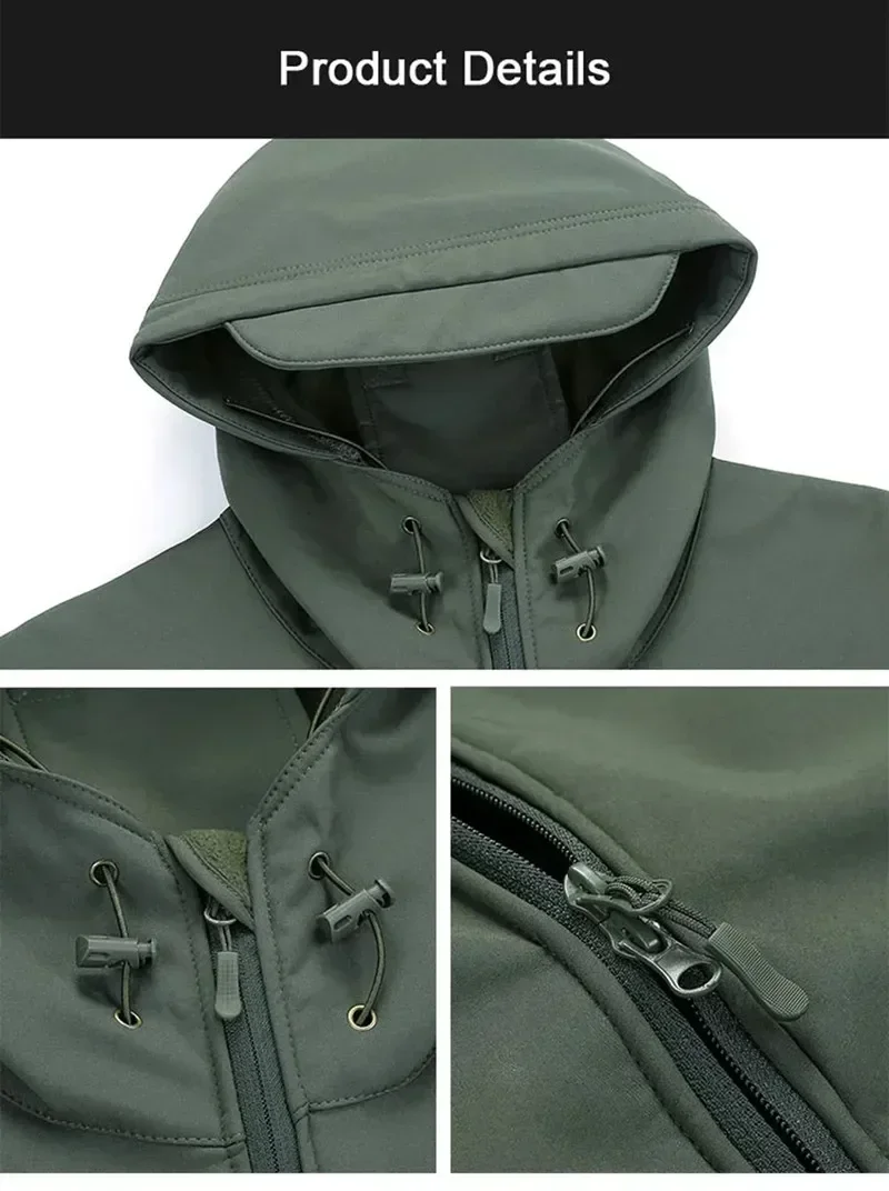 5XL 6XL CP Camuflagem Soft She - Windproof Jacket Softshell avaliação e preço